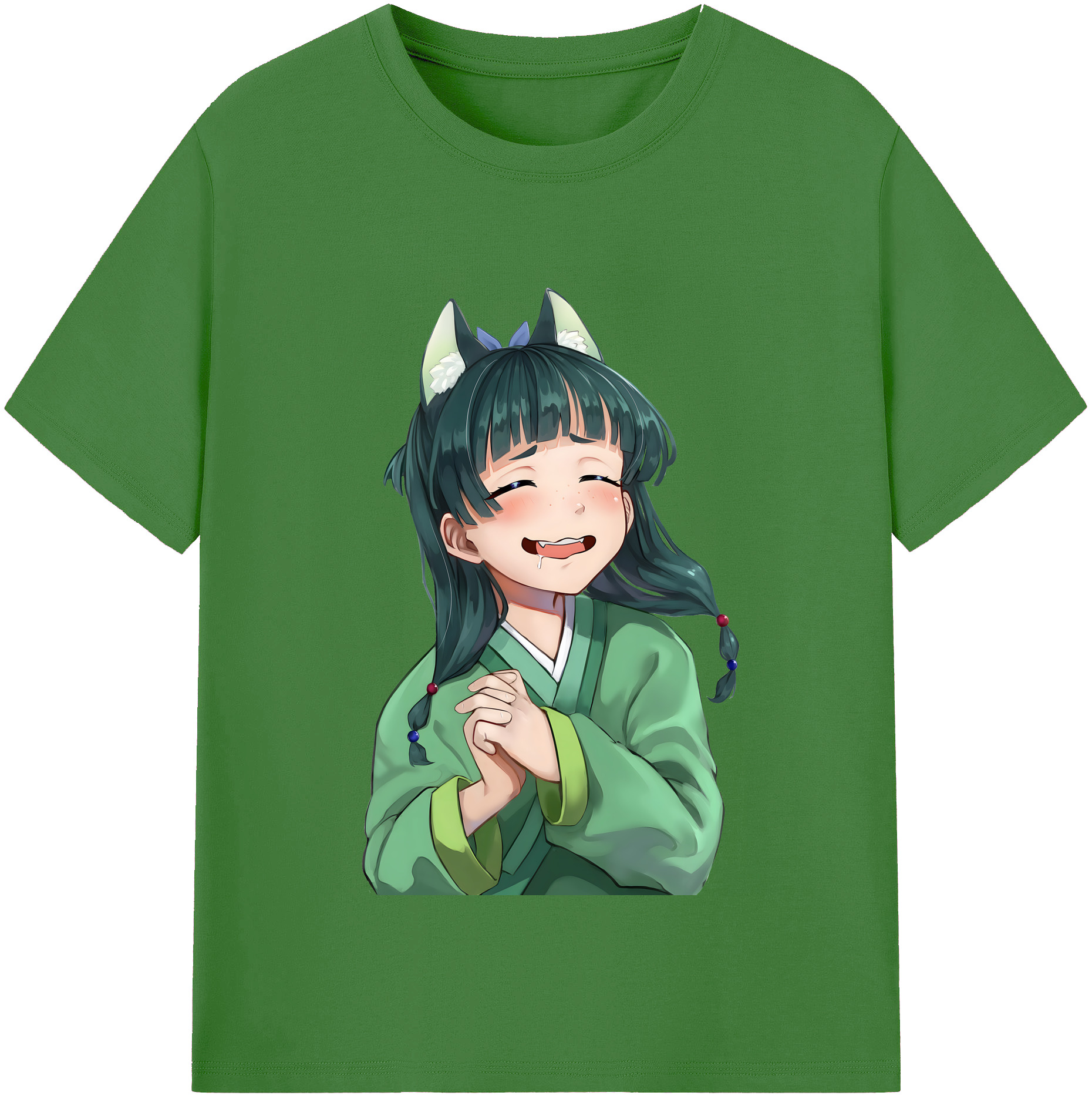 （画像用） 薬屋のひとりごと The Apothecary Diaries レディースカジュアルプリントTシャツ（綿100％）